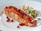 Pomegranate Glazed Salmon