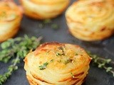 Potato Stacks with Garlic and Fresh Thyme