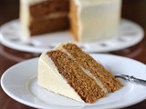 Pumpkin Cake with Orange-Cream Cheese Frosting