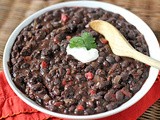 Quick Stewed Black Beans