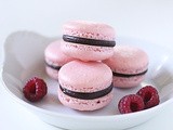 Raspberry Chocolate French Macarons and a Giveaway