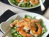 Sautéed Shrimp with Buttery Lemon-White Chocolate Sauce