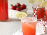 Sparkling Strawberry Lemonade