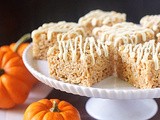 Spiced Pumpkin Rice Crispy Treats