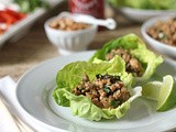 Spicy Minced Pork in Lettuce Bundles