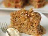 Sticky Coconut Pecan Spice Cake