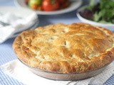 Tomato, Corn and Bacon Pie