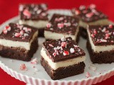 Triple Chocolate Peppermint Brownies