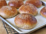 Whole Wheat Hamburger Buns