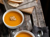 An Ode to Bread and Soup [Roasted Butternut Squash and Asian Pear Soup + No-Knead Bread]
