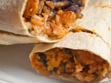 Back to Life, Back to Burritos [Sweet Potato & Black Bean Burritos with Mexican Rice]