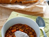 Damned by Writers Block [Vegetarian Chili with Cinnamon Yogurt]