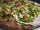 Do(ug)h!! [Shaved Asparagus Pizza]