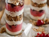 Farmers Feast #2 [Cherry & Red Currant Curd Granola Parfaits]