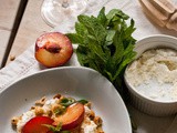 For the Love of All Things Sweet and Creamy [Homemade Ricotta with Roasted Hazelnuts, Plums, Honey and Mint]