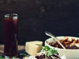 Get your vegetables out of here! [Beef Shoulder and Black Bean Chili stuffed Baked Potatoes]