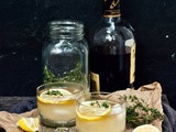 Hiss & Pop [Thyme Ginger Beer + Dark and Stormy Recipe]