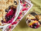 The Proof is in the Fruit [Blueberry-Peach Crumble]