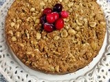 Cranberry Hazelnut Coffee Cake