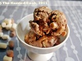 Rocky Road Ice Cream (Eggless)