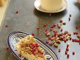 Cardamom and pistachio custard tart