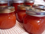 Canning Pink Candy Applesauce