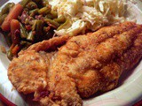 Catfish Supper, After the Holiday's, It's Time to Use Up the Freezer and Pantry Items