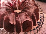 Cherry Almond Bundt Cake with Almond Glaze