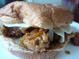 Cowboy Steak Sandwiches, Hearty, Quick & Easy Supper Size Sandwich