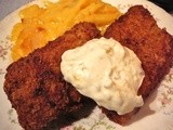 Crispy Panko Crusted Cod with Dill Sauce