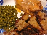 Crock Pot Chicken 'n Dressing with Mashed Potatoes