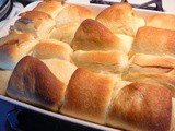 Easy as 1-2-3 Parker House Yeast Rolls, Light as a Feather and Delicious