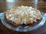 Festive Plum Tart with Walnut Crust