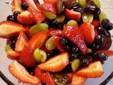 Fresh Fruit Salad in Orange Vanilla Sauce