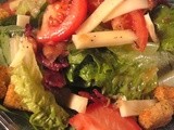 Hot Bacon Salad Dressing with Charlies' Salad from the old Lazarus Resturants