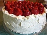 Mixed Berry & White Chocolate Butter Cream Cake.....a Knockout Cake Every Time i Make It
