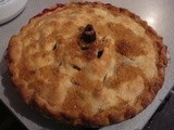 My  Pie Bird  sits in a nest of Blackberry Pie