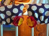 Padded Crutch Covers, Flowers, & Hair Clip, diy