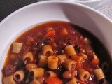 Pasta Fagioli My Way, Slow Cooker or Simmer on the Stove All Day, Serve Some Now and Freeze Base for Later