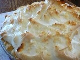 Raw Flaked Coconut Cream Pie and Miss Kay's Pie Crust