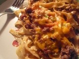 Sour Cream & Noodles with Beef.  Easy and Delicious