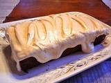 Triple Apple Loaf Cake with Peanut Butter Frosting plus Trying a New Product, Boiled Cider from The King Arthur Co