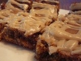 White Chocolate Walnut Blondie with Maple Butter Glaze