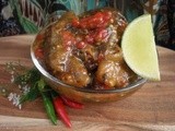 Spicy Thai Style Eggplant and Chilli Relish