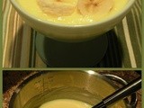 Banana Custard Pudding