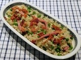 Barley with Smoked Ham and Peas