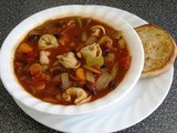 Black Bean Tortellini Soup