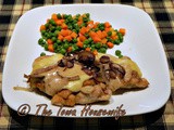 Chicken with Gruyere, Mushrooms and Cream