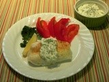 Cod Fillets With Cucumber Dill Sauce