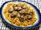 Creamed Swedish Meatballs